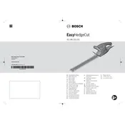 Bosch EasyHedgeCut 45 Cutter manual cover