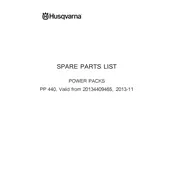 Husqvarna Power Packs PP 440 Saw manual cover