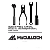 McCulloch M12592RB manual cover