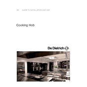 De Dietrich DTI1204X Hob manual cover