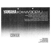 Yamaha KX-W302U Cassette Deck manual cover