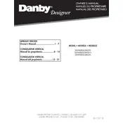 Danby DUFM085A2WDD1 Freezer manual cover