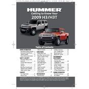 Hummer H3 2009 manual cover