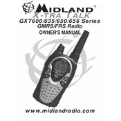 Midland GXT635 X-tra Talk manual cover