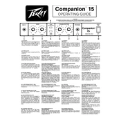 Peavey Companion 15 Equalizer manual cover