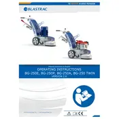 Blastrac BG-250 TWIN Grinder manual cover