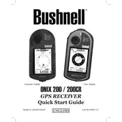 Bushnell ONIX200 362000 GPS manual cover