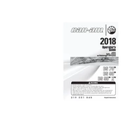 Can-Am DS 70 2018 Vehicle manual cover