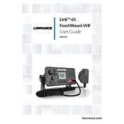 Lowrance Link-6S VHF Radio manual cover