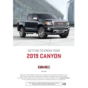 GMC Canyon 2019 manual cover