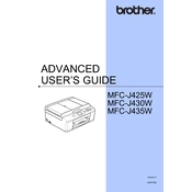 Brother MFC-J425W Advanced manual cover