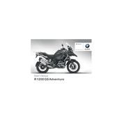 BMW R 1200GS Adventure 2016 Motorcycle manual cover