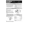 Yamaha NS-100 Speaker manual cover