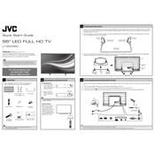 JVC LT-55C550 manual cover