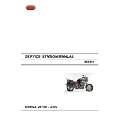 Moto Guzzi BREVA V1100-ABS Motorcycle manual cover