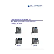 Grandstream GRP2601 XML Based Idle Screen IP Phone manual cover