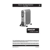 Sencor SOH 4007BE Radiator manual cover