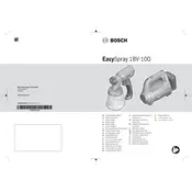 Bosch EasySpray 18V-100 Spray Gun manual cover