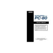 Roland PC-80 manual cover