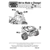 Power Wheels Mattel Firerock Jeep Wrangler P5063 Toy manual cover