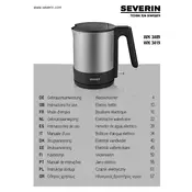 Severin WK 3409 Kettle manual cover