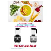 KitchenAid KSB4027BM Blender manual cover