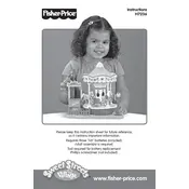 Fisher Price Mattel Sweet Streets Village Musical Carousel H7236 Toy manual cover