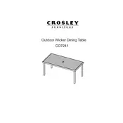 Crosley CO7241 Table manual cover