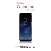 Samsung Galaxy S8 Plus T-Mobile SM-G955UZSATMB Phone manual cover