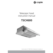 Caple TSCH600 Hood manual cover