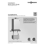 Viessmann Vitodens 100-W WB1B CombiPLUS Kit Series Boiler manual cover