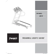 Horizon Fitness 30519 CST4.6 2007 Treadmill manual cover