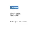 Lenovo S500z Computer manual cover