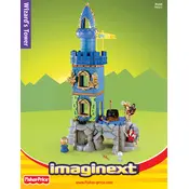 Fisher Price Mattel Imaginext Wizard Tower 78331 Toy manual cover