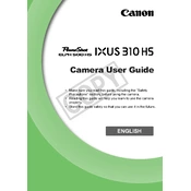 Canon IXUS 310 HS manual cover