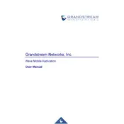 Grandstream Wave Mobile Application manual cover