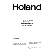 Roland MA-12C manual cover