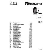 Husqvarna 345BT Leaf Blower manual cover