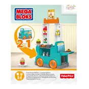 Mega Bloks Mattel Food Truck Kitchen DPJ55 Construction Set manual cover