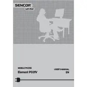 Sencor Element P031V Phone manual cover