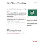 Xerox Scan with Print Application manual cover