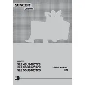 Sencor SLE 43US400TCS Television manual cover