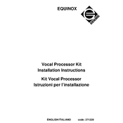 Peavey Vocal Processor Kit Processor manual cover