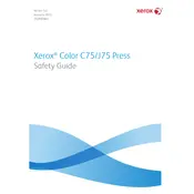 Xerox Color C75 Press Printer manual cover