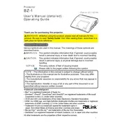 Hitachi BZ-1 Projector manual cover