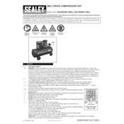 Sealey SAC15030B Compressor manual cover