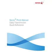 Xerox Print Advisor Data Transmission Software manual cover