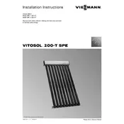 Viessmann Vitosol 200-T SPE 1.63 m2 Solar Panel manual cover