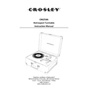 Crosley CR6254A Turntable manual cover