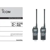 Icom IC-A6 Transceiver manual cover